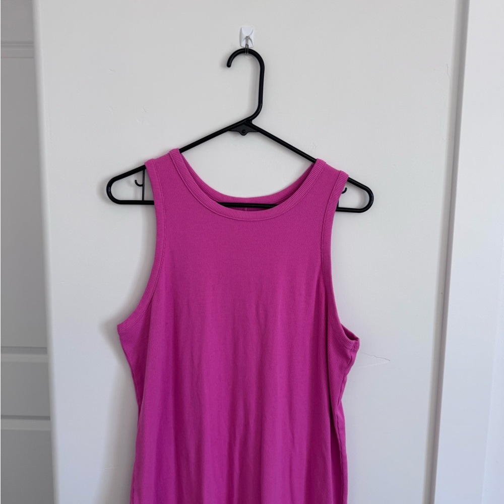 a new day Fuchsia Midi Tank Dress